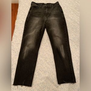 Old Navy Black Straight Legged Jeans
